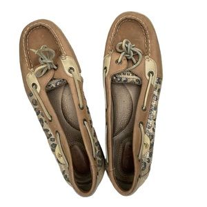 Cheetah Print Sequin Sperry’s